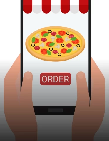 Order pizza online in Horsham