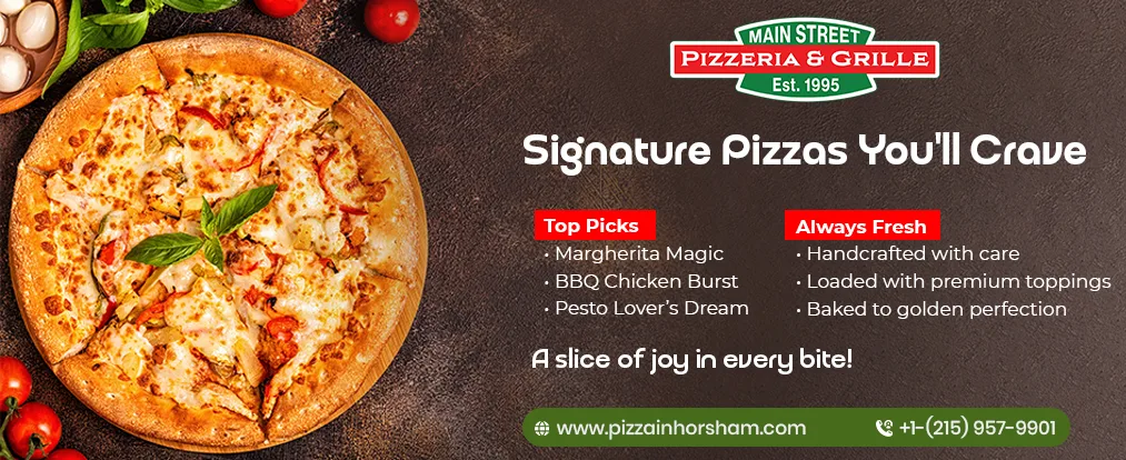 Signature Pizza you will crave