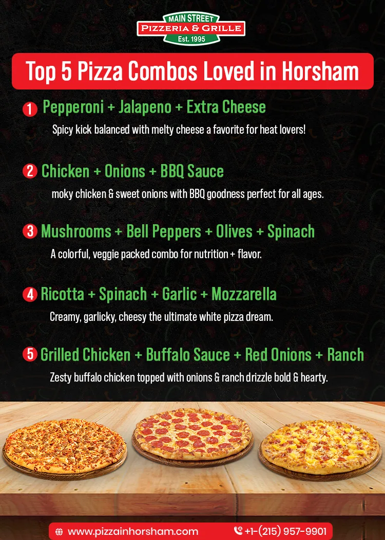 pizza toppings Horsham