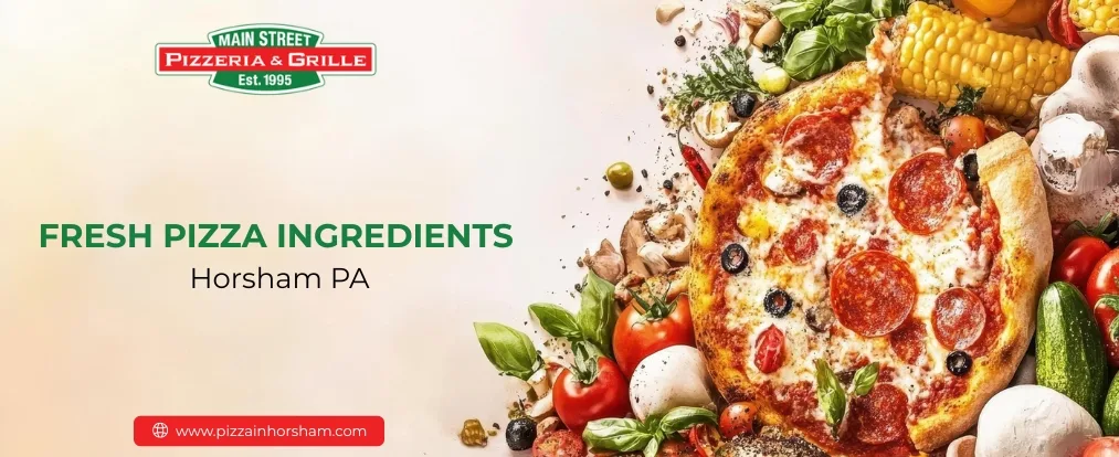 fresh pizza ingredients