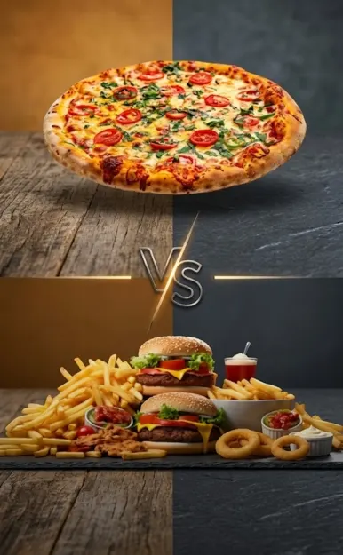 pizza vs fast food